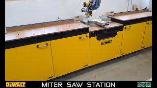 Dewalt Miter Saw Station woodworking dewalt dewalttools tools mitersawstation [upl. by Earissed397]