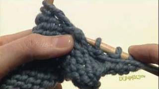 How to Pick Up a Dropped Stitch in Knitting For Dummies [upl. by Htes]