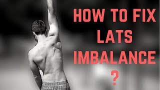 How to fix Lats Imbalance  Do THIS to fix UNEVEN LATS with pull ups [upl. by Valerlan]