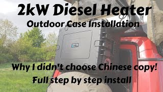 Diesel Heater In A Box Install [upl. by Fein]