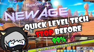 Before NEW AGE Leveling Tech to Try Maplestory [upl. by Iverson]