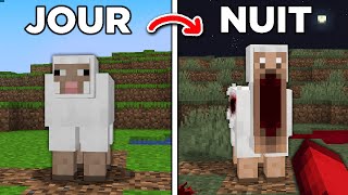 TOUT devient Effrayant la NUIT sur Minecraft je lai trollé ☠️ [upl. by Seftton]