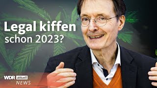 CannabisLegalisierung Pläne fürs legale Kiffen in Deutschland  WDR aktuell [upl. by Velick]