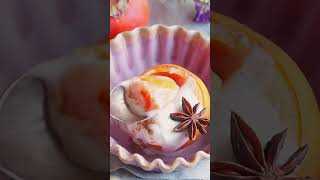 Baked Persimmon Easy seasonal dessert recipe Shorts [upl. by Coates645]