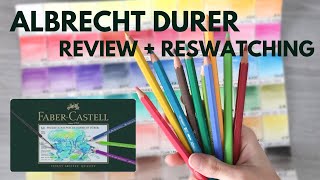 Faber Castell Albrecht Durer Watercolor Pencils Review  Reswatching [upl. by Ailehc]