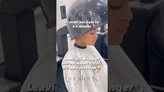 Silk Press Tutorial  Saran Wrap Silk Press  Go Sleek Hair [upl. by Revned]