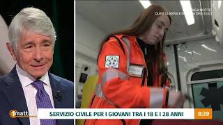 Servizio Civile Universale Andrea Abodi a quotUnomattinaquot 30012024 [upl. by Ataynek]