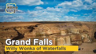 Grand Falls Arizona aka Chocolate Falls  Willy Wonka of Waterfalls [upl. by Rech542]