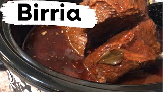 Birria  Crockpot Birria  Crockpot  Tacos  Consume [upl. by Ekim84]