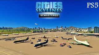 Huge International Cities Skylines AirPort Showcase PS5 [upl. by Jump]