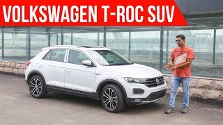 Volkswagen T Roc India Launch in 2020  Walkaround [upl. by Nyrhtak]