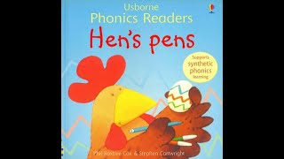 06 Hens pens  Usborne Phonics Readers [upl. by Nnylatsyrk]