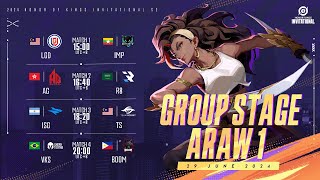 PH Honor of Kings Invitational Season 2 Group Stage Day 1  Bagong Kabanata [upl. by Aihsaei]