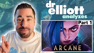 Psychotic Manic Dissociating  Doctor REACTS to Arcane  Dr Elliott [upl. by Kcinom]