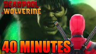 Deadpool amp Wolverine The First 40 Minutes of the Movie Full Description quotHulk vs Wolverinequot [upl. by Olram461]