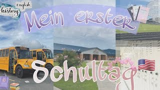 Erster Schultag in Amerika🇺🇸 Auslandsjahr 2122 [upl. by Aranahs516]