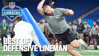 Best Workouts of Defensive Lineman  2024 NFL Scouting Combine [upl. by Dominick]