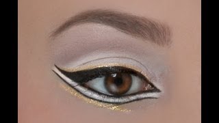 Make Up Tutorial von der MAF  Arabic Double Winged Eyeliner [upl. by Boatwright562]