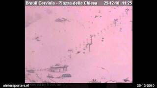 Zermatt breuil webcam time lapse 20102011 [upl. by Tronna]