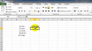 Excel 2010 Básico Crear tu primera planilla [upl. by Dorthea]