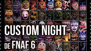 CUSTOM NIGHT DE FNAF 6 TUDO QUE VOCÊ PRECISA SABER  NOVO UPDATE DO SCOTT CAWTHON  HUEstation [upl. by Hsenid730]