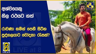 අශ්වයෙකු නිල රථයට ගත්රාවණා නමින් පෙනී සිටින පුද්ගලයාටචෝදනා රැසක් [upl. by Carnay]