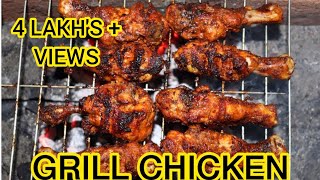 GRILLED CHICKENBBQ IN TAMIL🍗கிரில் சிக்கன்HOW TO MAKE GRILL CHICKEN 🍗 AT HOMEJOURNEYWITHNANDHU [upl. by Vasily]