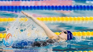 Womens 100m backstroke S12  Final  2014 IPC Swimming European Championships Eindhoven [upl. by Mitinger942]