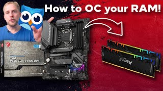 MSI Try it A how to guide on RAM overclock from your BIOS [upl. by Fitzsimmons24]