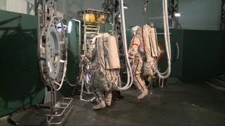 ESA astronauts training for ISS [upl. by Straub]