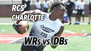 RCS Charlotte WRs vs DBs part one [upl. by Aikenahs]