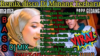 Remix DJ Slow Disco Minang Terbaru 2024 Fauzana viral full bass [upl. by Nilats]