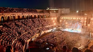 Ludovico Einaudi  Una Mattina arenes de Nîmes  2023 [upl. by Joni]