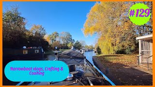 Narrowboat Vlogging Crafting amp Cooking [upl. by Sydelle]