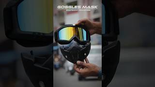 Goggles mask now available 🤩bike motovlog trending shorts viralvideo modifiedbike [upl. by Tuckie943]