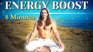 8 Minute ENERGY breathwork routine to start your day I 3 rounds [upl. by Larner]