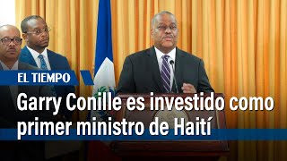 quotCumpliremos lo prometidoquot Garry Conille es investido como primer ministro de Haití [upl. by Medrek]