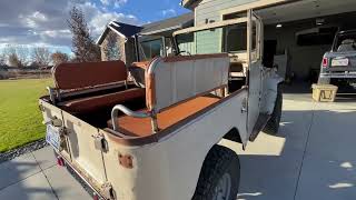 Interior detail 1965 Toyota Land Cruiser FJ40 restomod with Patina [upl. by Navy]