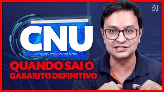 CNU URGENTE QUANDO SAI O GABARITO DEFINITIVO PÓSRECURSOS Erick Alves [upl. by Lebezej439]