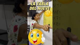 Aprendemos la tabla del nueve [upl. by Alisia]