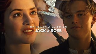 ♦️ Jack amp rose  My heart will go on  Their story Titanic [upl. by Meave]