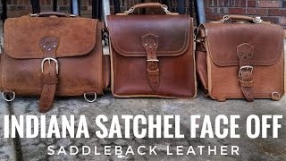 Maybe the Best Leather Satchel Indiana Satchel FaceOFF  Saddleback Leather [upl. by Lauter854]