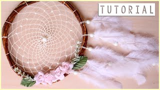 ATRAPASUEÑOS paso a paso con ARO de MIMBRE🌙DIY DREAMCATCHER [upl. by Zenobia]