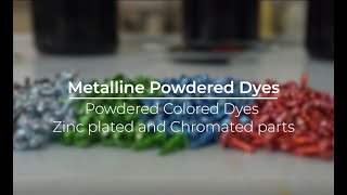 Coloring Zinc Plated Parts with Metalline Dyes [upl. by Mcgurn714]