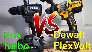 Flex Turbo FX1271T VS DeWalt FlexVolt DCD999 Hammer Drills [upl. by Aney]