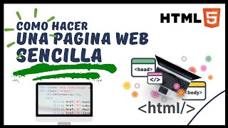 1 COMO HACER UNA PAGINA WEB HTML EN BLOC DE NOTAS 🔴 PASOS SENCILLOS PARA CREAR UNA PAGINA WEB [upl. by Ahsitul]