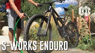 2017 Specialized SWorks Enduro 29 MTB Test Ride [upl. by Nemlaz]