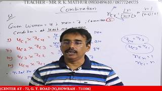 Combination Solved Sums  Mathematics Videos  Mathur Sir Classes [upl. by Ahsito10]