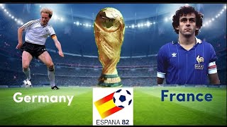 France vs West Germany FIFA World Cup 1982 Semi final [upl. by Swetlana]