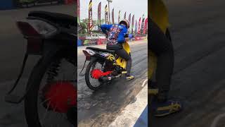 drag bike 201m wave 125 piston 67mm 4v [upl. by Heidie107]